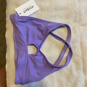 New w/tags Knight Swimwear Raven top purple rain